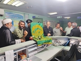 حضور خادمان حرم رضوی در بیمارستان امام محمدباقر (ع)